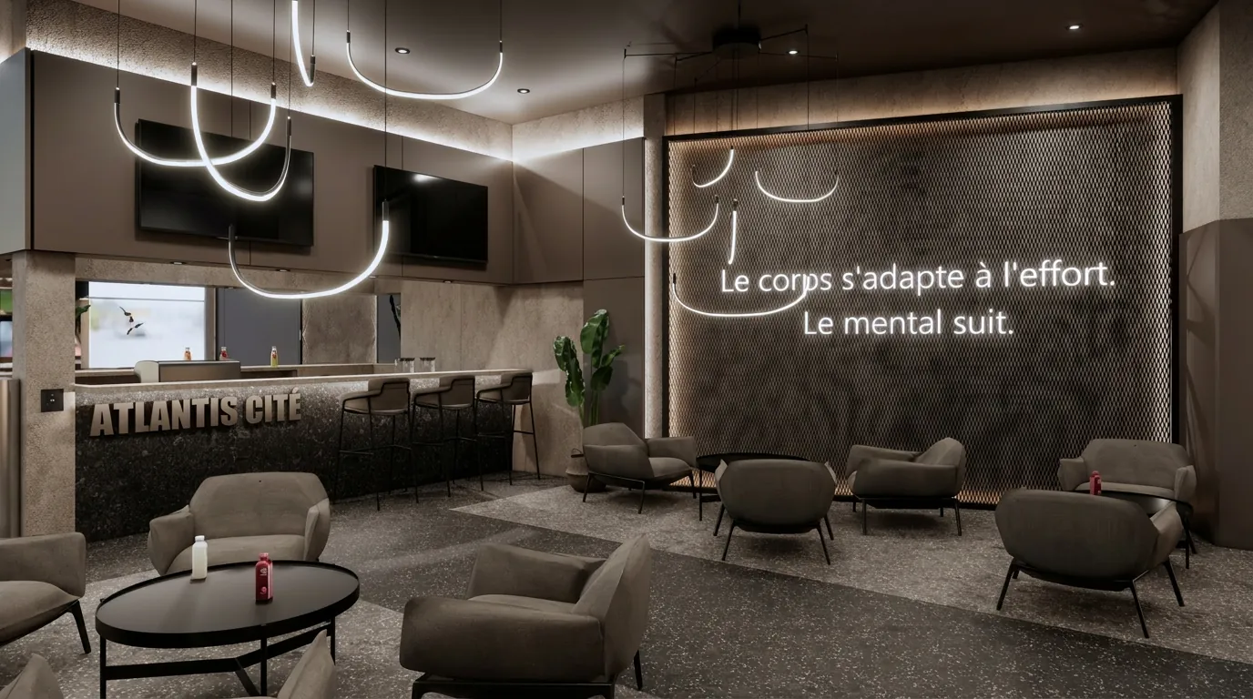 Zone Boutique & Bar Santé du complexe Atlantis Cité