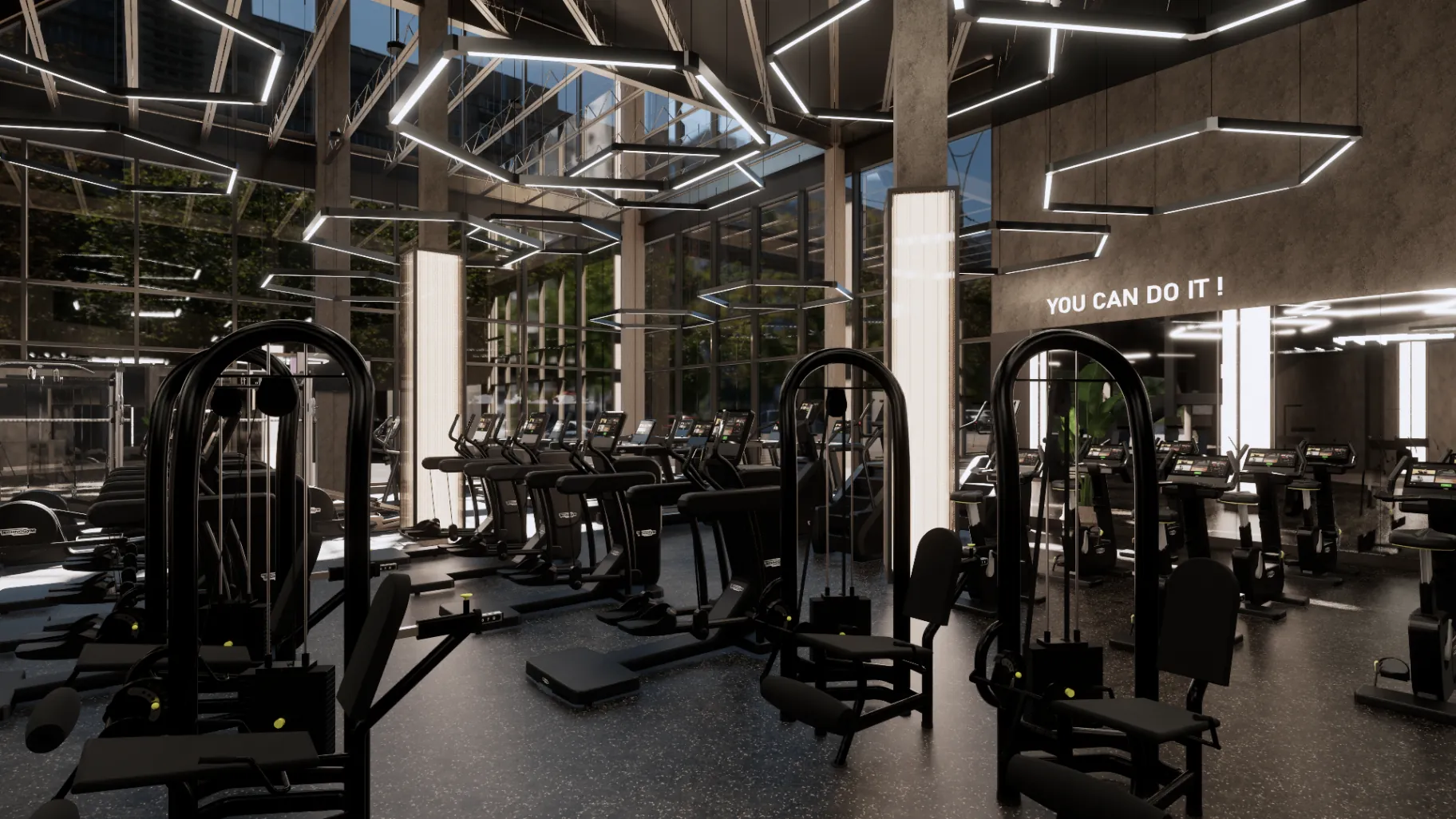 Zone Zone cardio complète du complexe Atlantis Cité